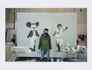 James Pfaff / Banksy, Studio Session, Welders Mask - YOUANDART(ユーアンドアート)